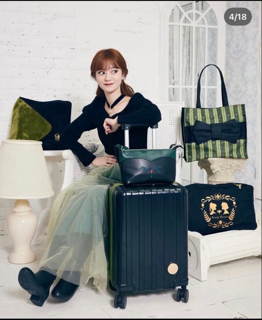 しまむら　ちはるさんコラボ　キャリーケース他5点セット　アナ雪　ハッピーバッグ しまむら ちはるさんコラボ キャリーケース他5点セット アナ雪