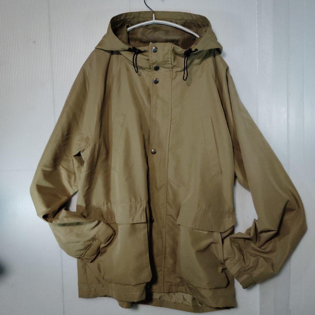 OUTDOOR ベージュ XLサイズ マウンテンパーカー フード付き - メルカリ