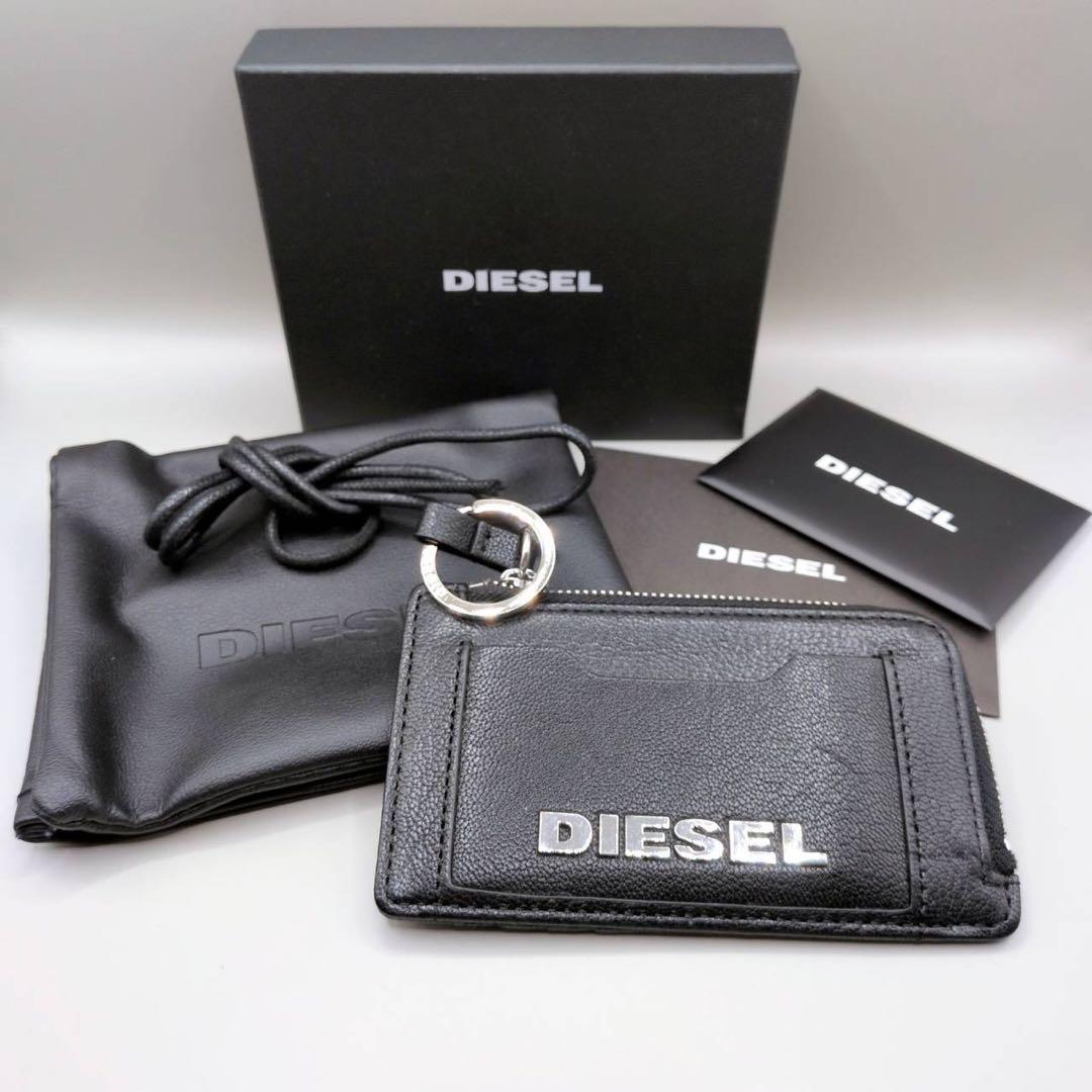 ディーゼル　DIESEL ケース　カードケース　キーリング 楽天市場】DIESEL ディーゼルL字ファスナーコインケースキーリング付き