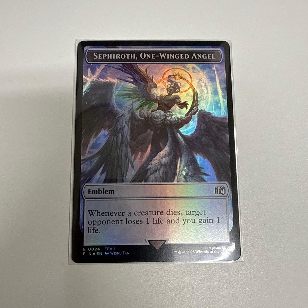 威名のソルジャー、セフィロスSephiroth 英語サージfoil トークン