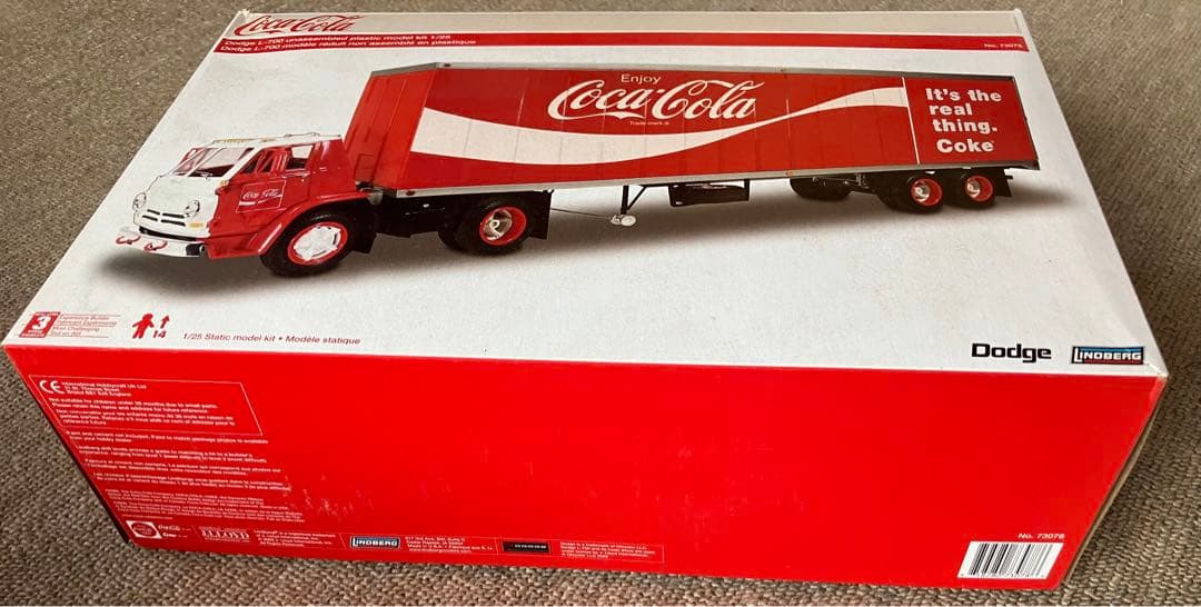 【送料無料】1/25 スケール　プラモデル　コカコーラ　トラック