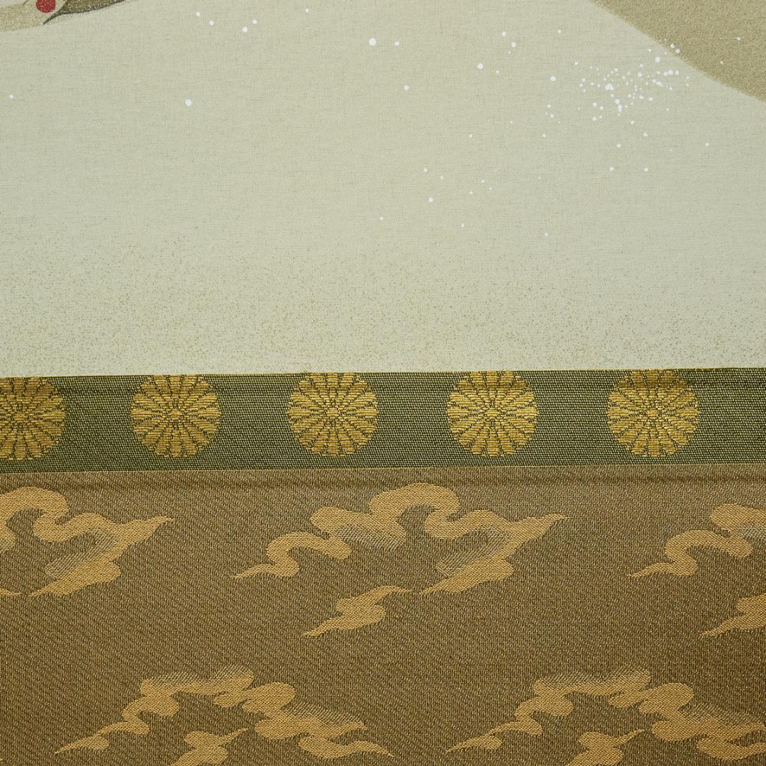 掛軸-1193 酒井抱一 檜に啄木鳥図 十二ケ月花鳥図 限定480部の209番