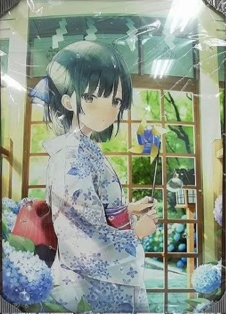 レア　貴重　6U☆ 紫陽花小径　複製原画　絵師100人展　10 レア 貴重 6U☆ 紫陽花小径 複製原画 絵師100人展 10 レア 貴重 6U