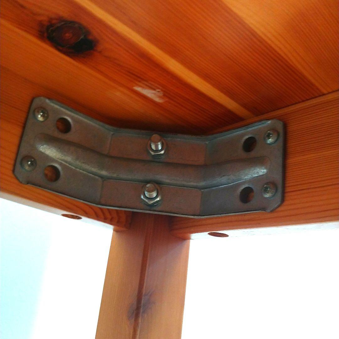 ナチュラルウッド ダイニングテーブル 約90cmx70cm×73.5cm