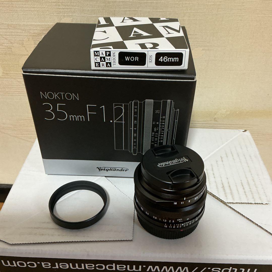 フォクトレンダー　NOKTON 35mm F1.2 Xマウント　美品 新品)Voigtlander (フォクトレンダー) NOKTON 35mm F1.2 X-mount