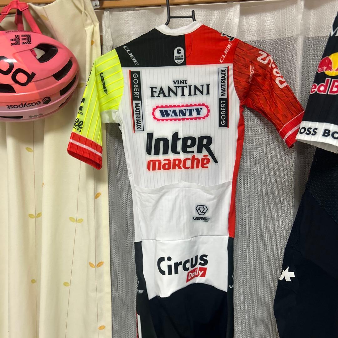 選手支給品アンテルマルシェ・ワンティサイクルジャージチャンピオン