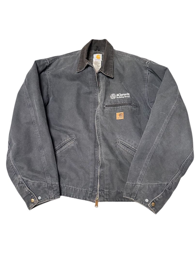 超希少」Carhartt デトロイトジャケットUSA製フェードブラック XL
