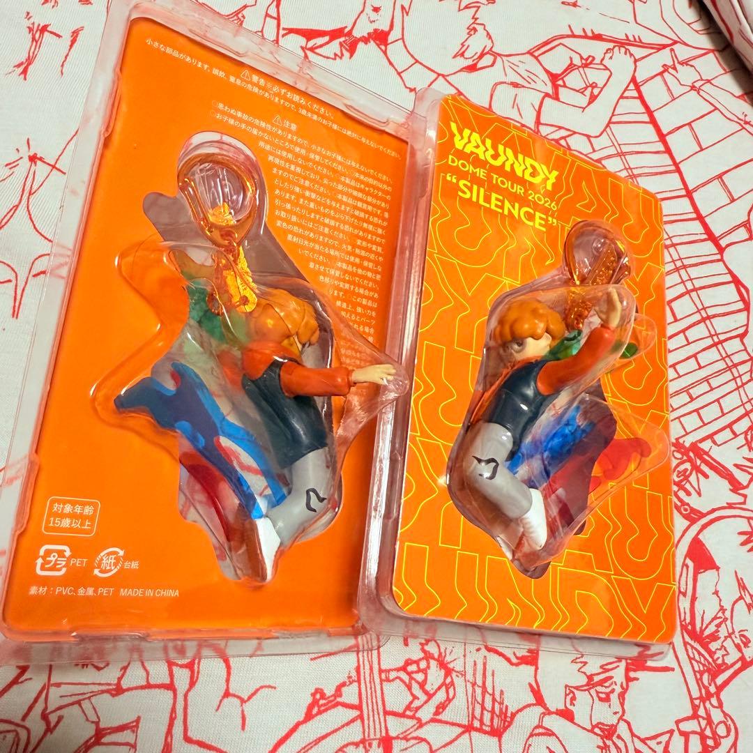 銀テ＆Vaundy Mini Vaundy Keychain \"SILENCE\"