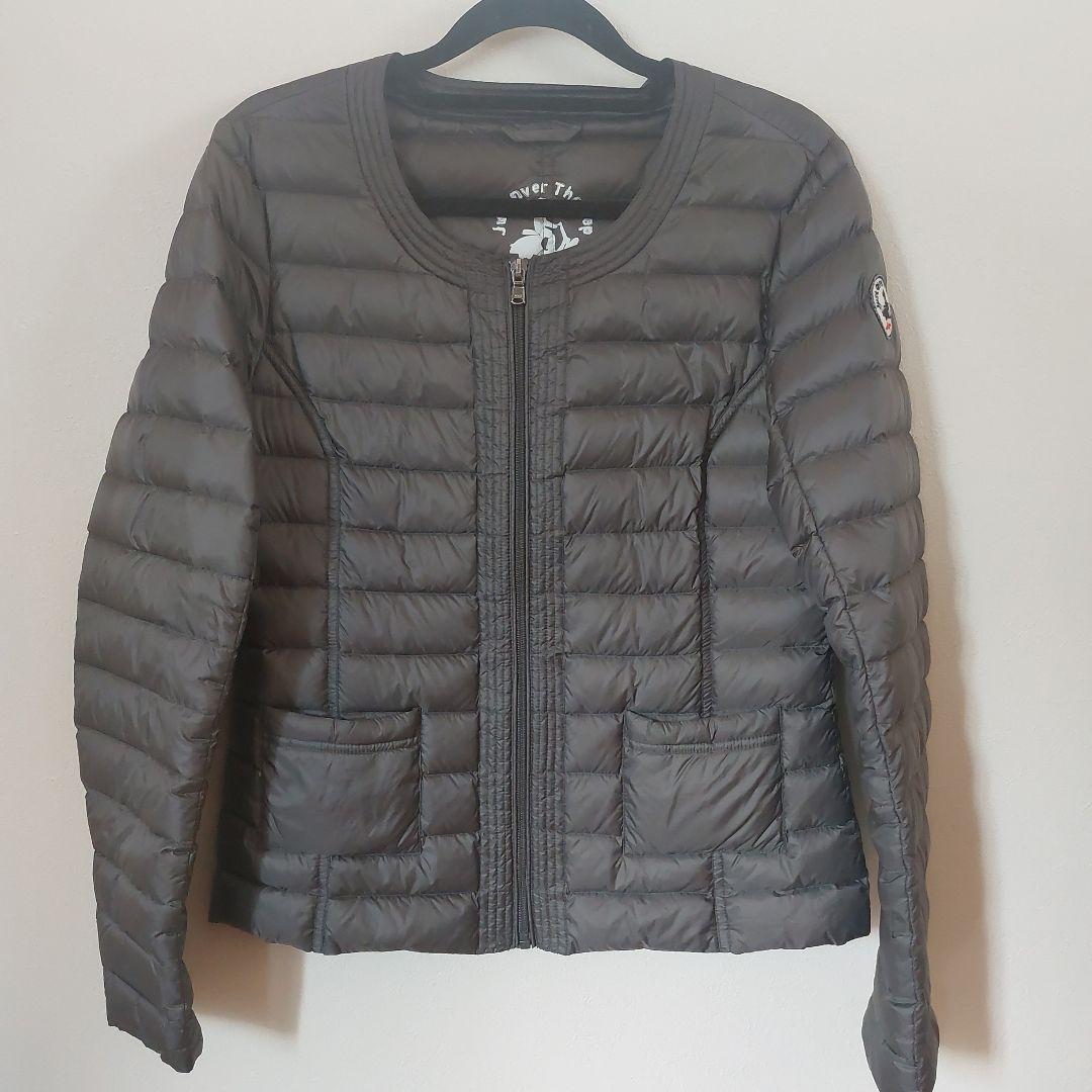 J.O.T.T. グレー ダウンジャケット(美品) JOTT（ジョット） ヌール ダウンジャケット ダウンコート ライトダウン