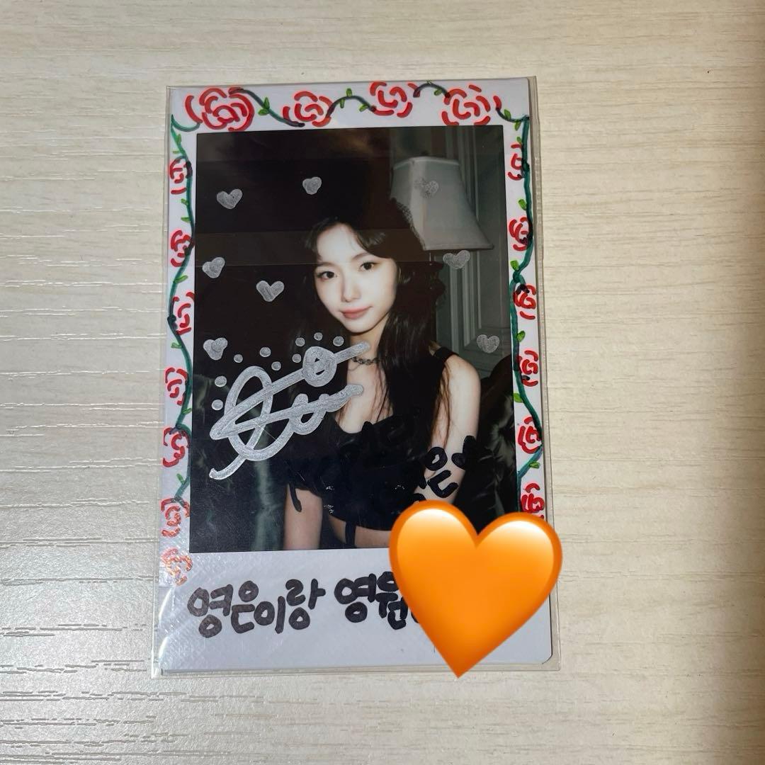 Kep1er FIRST IMPACT ヨンウン 直筆サイン入りポラロイド 2026年最新】kep1er サイン入り ヨンウンの人気アイテム - メルカリ