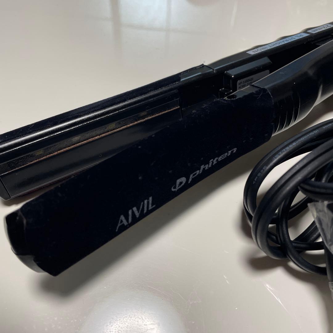 AIVIL phiten ストレートヘアアイロン AIVIL（アイビル） ファイテン PLストレートアイロン|22mm 36mm