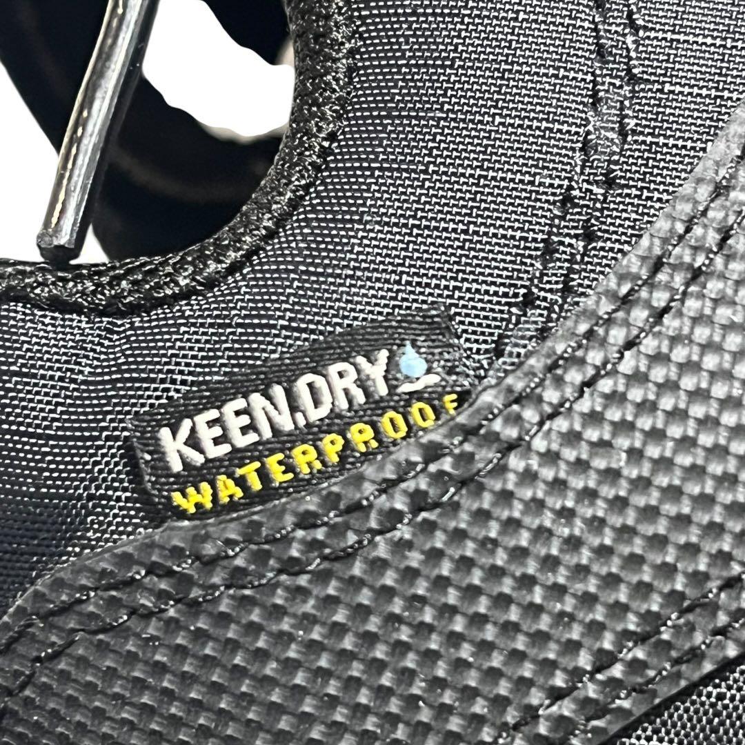 chi!様綺麗　キーン　ジャスパー ナイロン 防水　スニーカー　24.5cm 黒