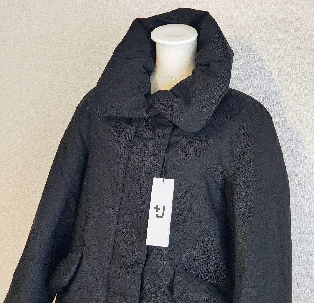ユニクロ UNIQLO +j プラスジェイ ハイブリッドダウンコート 黒 新品