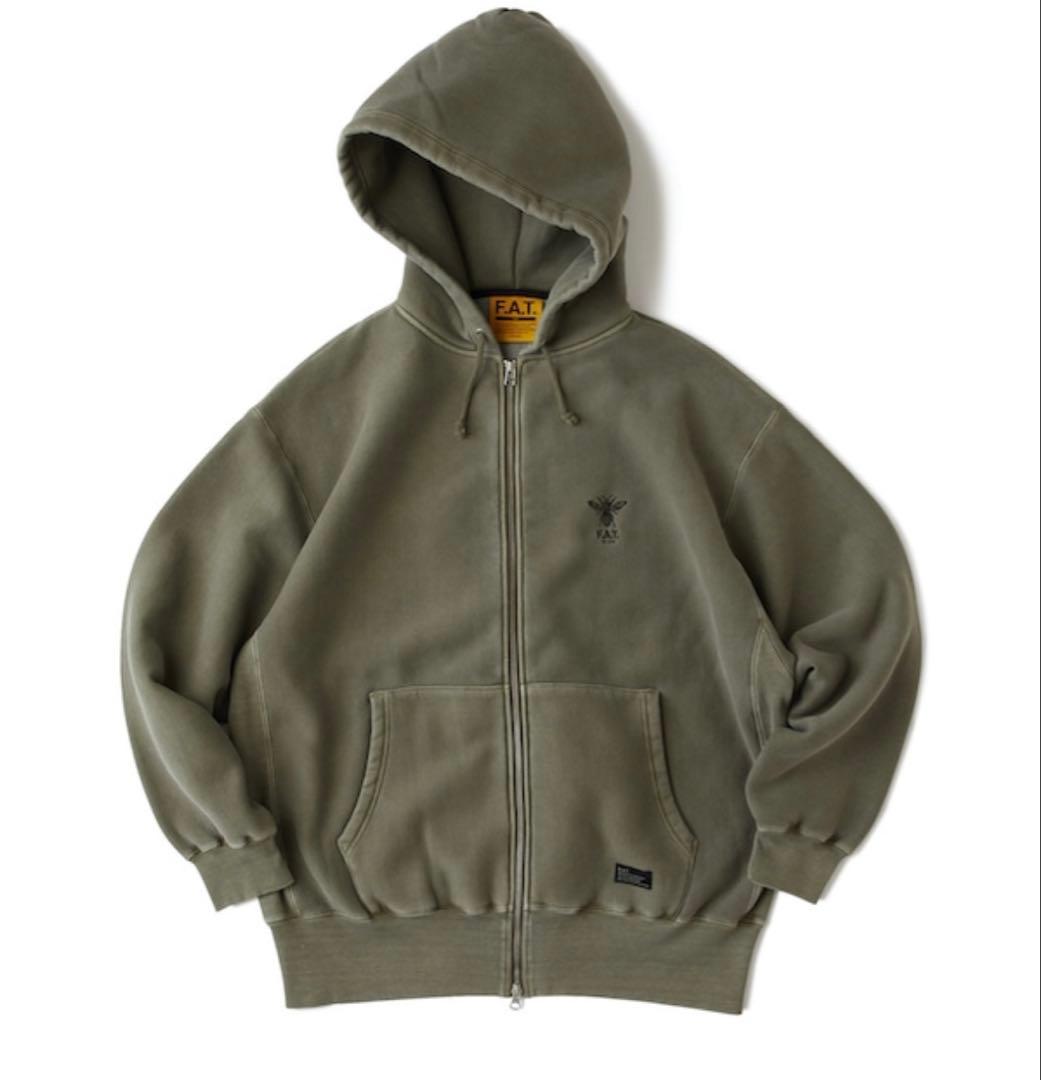 美品FAT ◼️オリーブグリーン フルジップパーカーF.A.T. OVERMENT FAT パーカー FADEMENT.OVER メンズ : ZOZOTOWN Yahoo!店 - 通販