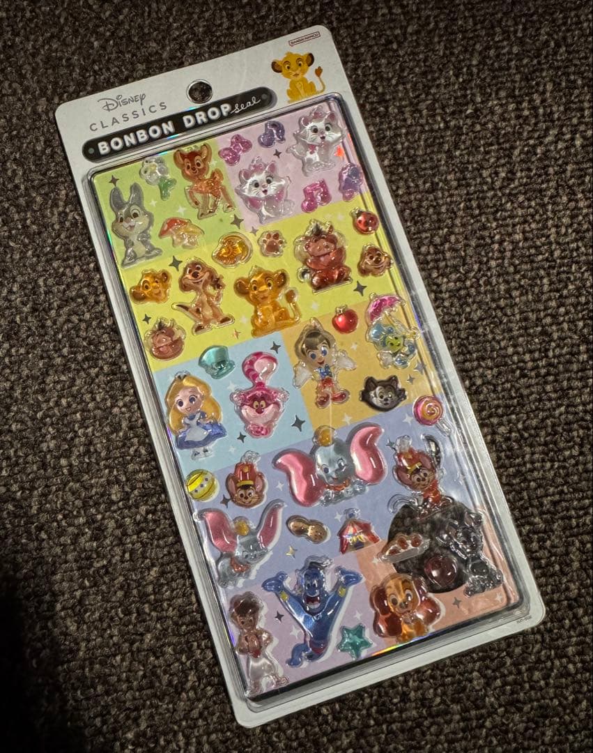 ディズニークラシックとディズニープリンセスボンボンドロップシール2