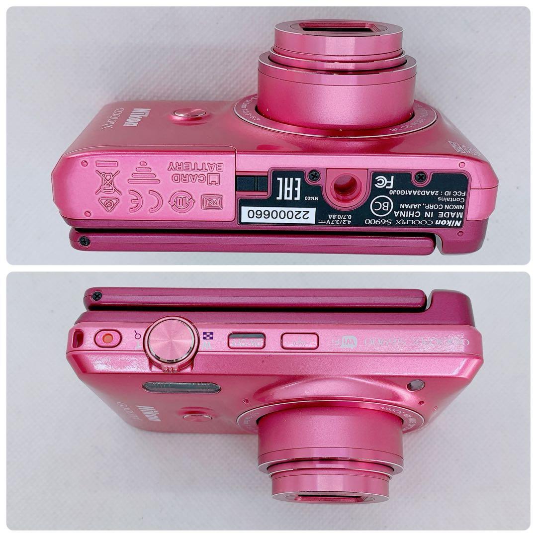 Nikon デジタルカメラ COOLPIX S6900 ニコン ピンク デジカメ - メルカリ
