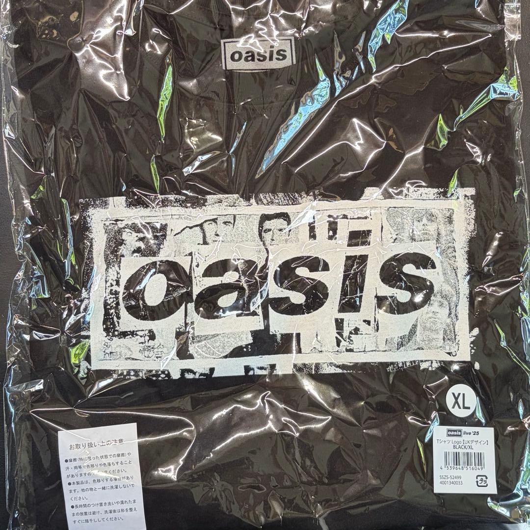 oasis live '25 ロゴTシャツ XLブラック 日本公式