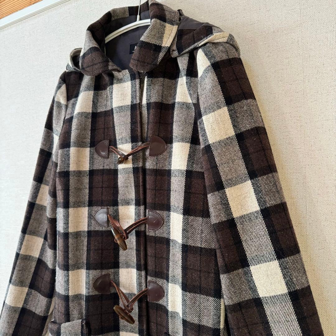レアデザイン！ APC レディース チェックダッフルコート アウター S