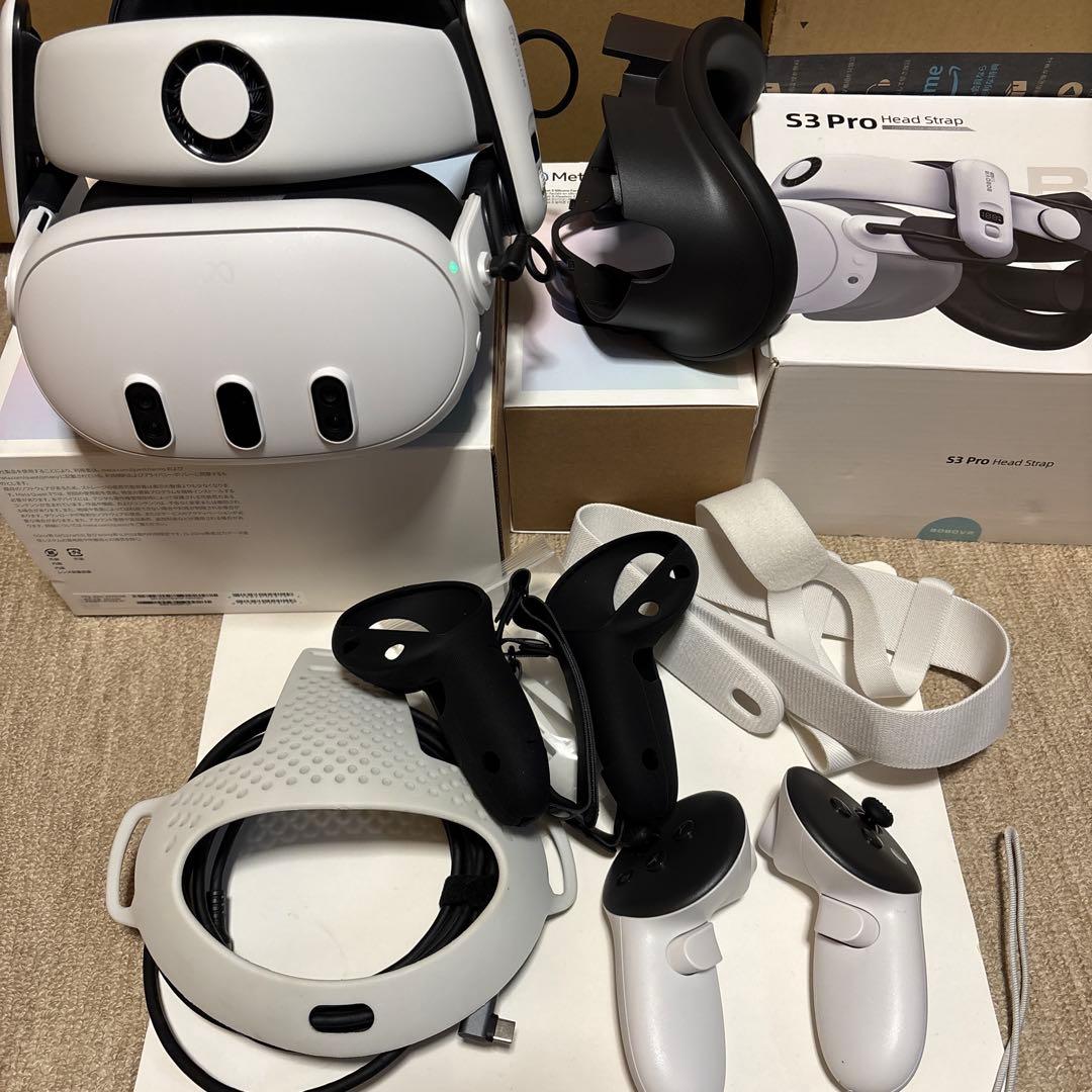  Quest 3 128GB BOBOVR S3 PRO他　中古 Buy the BOBOVR S3 Pro Head Strap for Quest 3(S) (B100 Battery