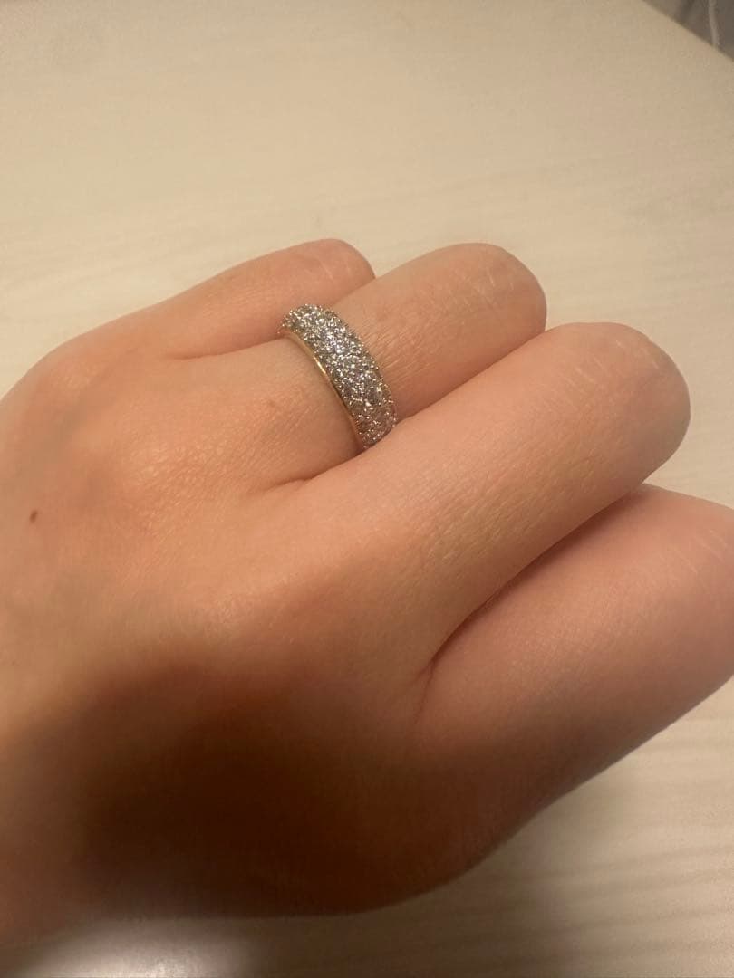 新年限定値下げ K18 ダイヤ D0.81ct リング 3.66g