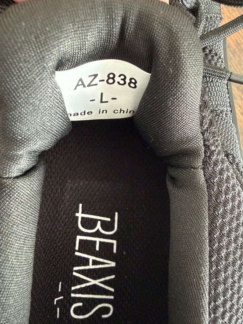 BEAXISビーアクシスバランスコアスニーカーL 24.5～25.0cm 黒