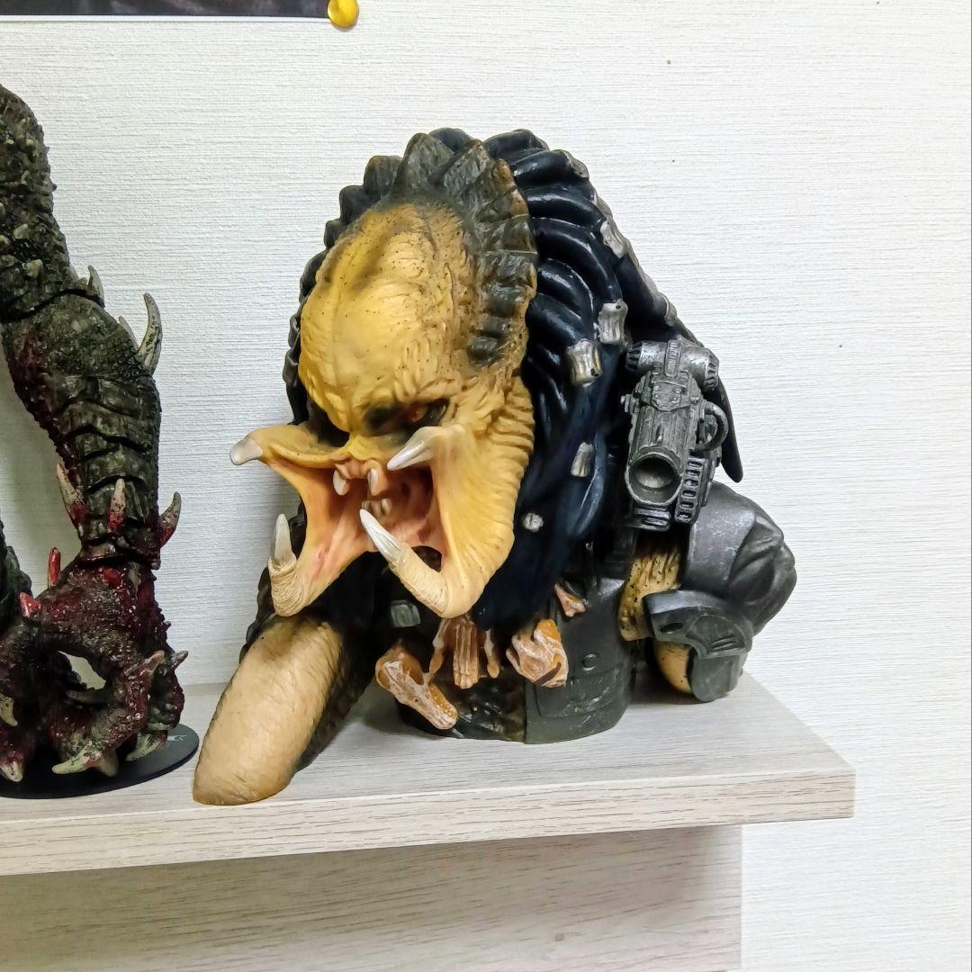 希少 プレデター バスト フィギュア 豆魚雷 正規品 全高19cm 幅19cm