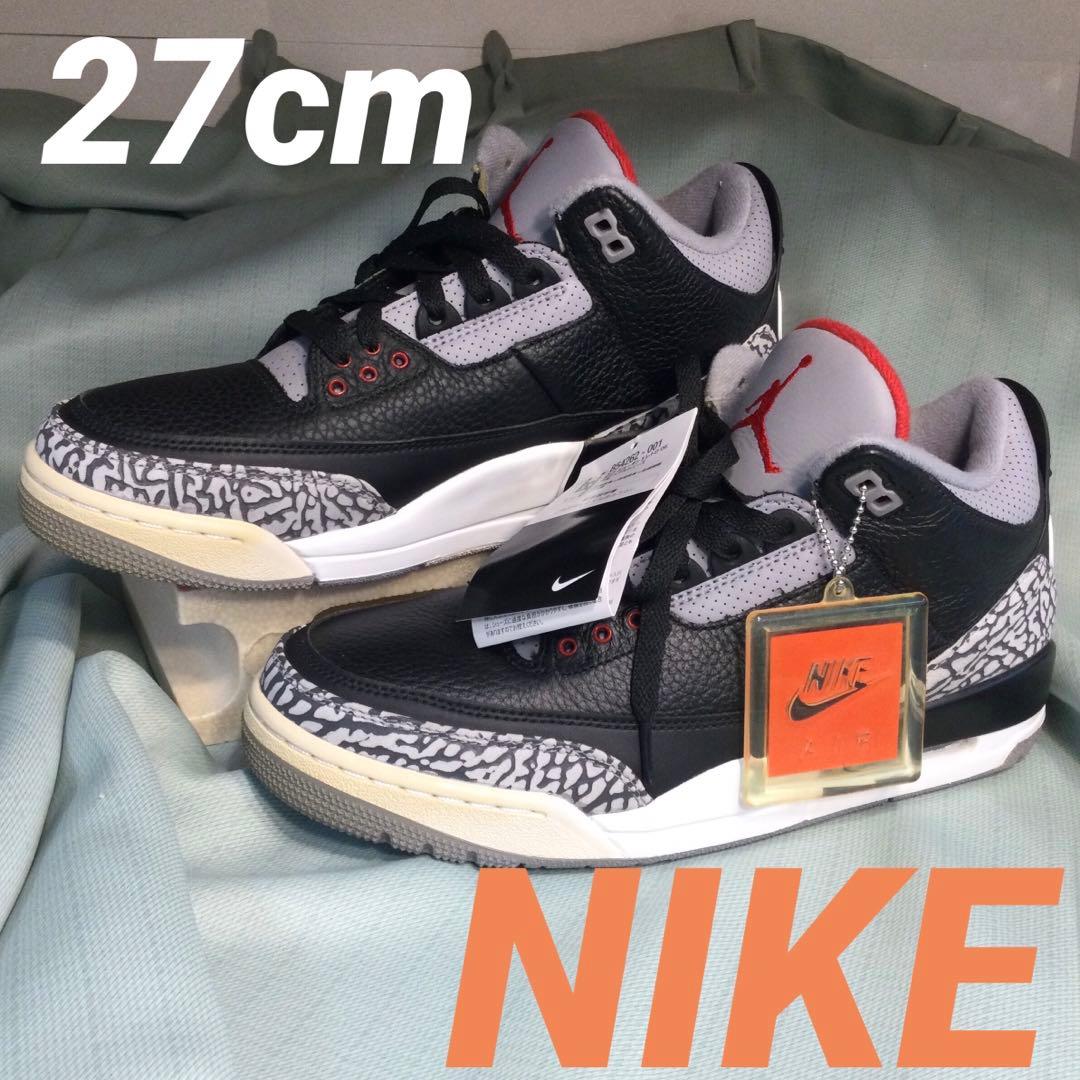 メンズ　バスケボールシューズ　AIR JODAN 3RETRO By NIKE バスケット エアジョーダン3 シューズ」の人気商品一覧 | 安い商品を