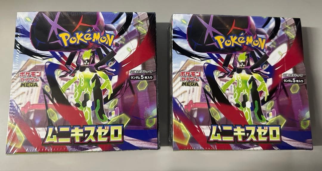 ミ*リ様 ポケモンカードゲーム　ムニキスゼロ　新品未開封シュリンク付き2BOX ポケモンカードゲーム ムニキスゼロ 新品未開封 シュリンク付き2BOX