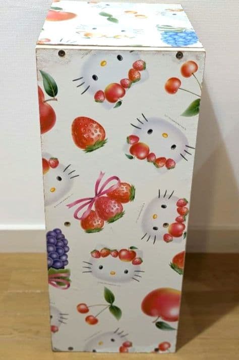 激レア！ハローキティ　フリーボックス　ロング　フルーツ柄　サンリオ　2002年