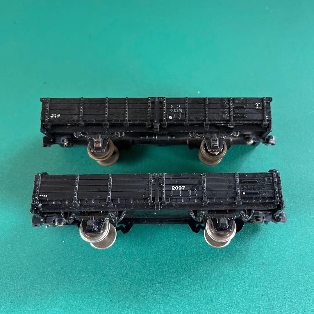 【HO-TK4202】国鉄貨車 トラ4000+2000 2両セット(HOゲージ)