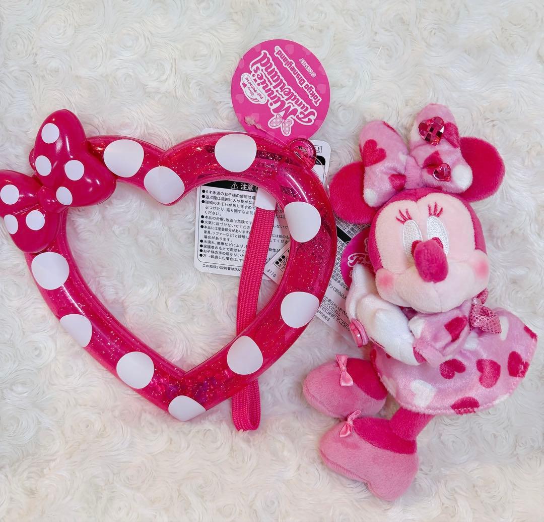 ラスト1点ぬいぐるみチャーム ハートフルリング ミニパル ミニーファン