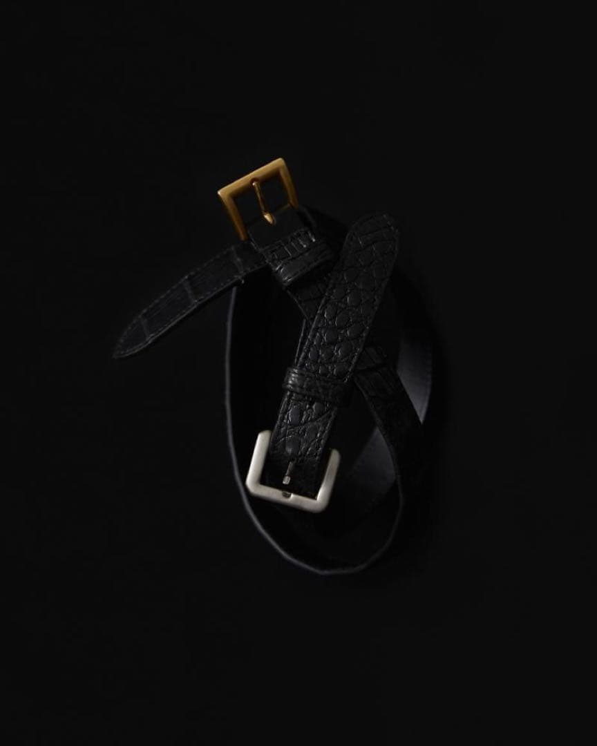 WAGAMAMA別注 NICENESS ダブルバックルベルト COMER - メルカリ