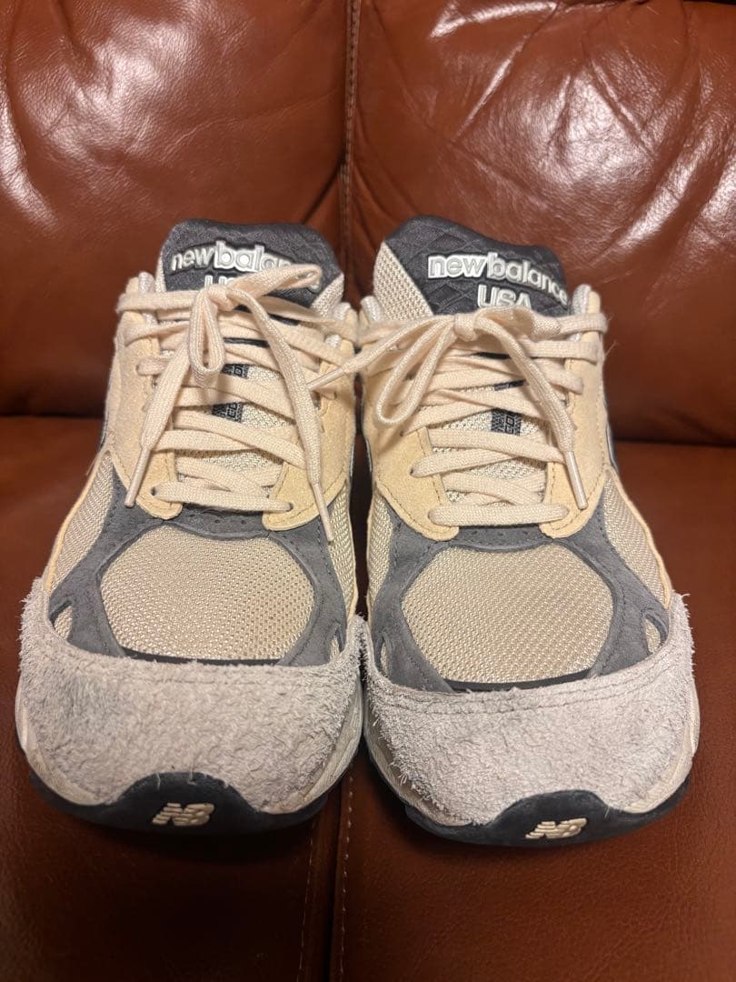 靴 990 v3 ad3 moon beam 27.5cm