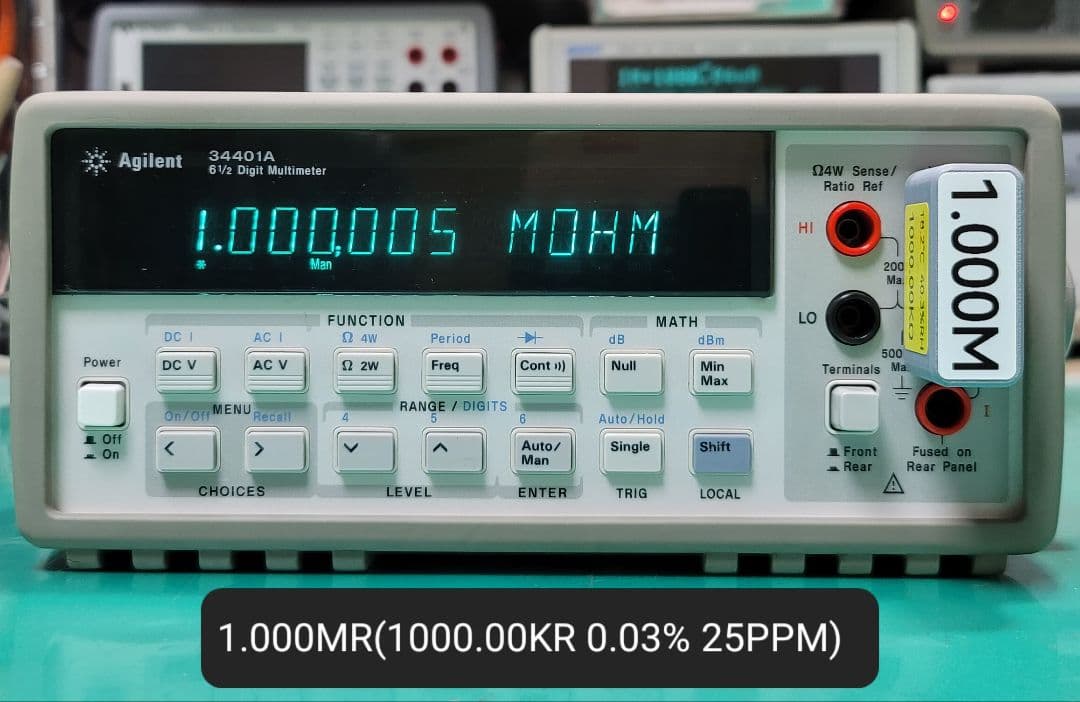 HP/Agilent 34401A 6.5桁 デジタルマルチメーター整備品 HP IQ3526451005