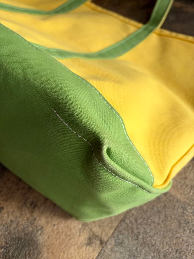 90-00s L.L.bean プリント トートバック トンボ柄 希少カラー L