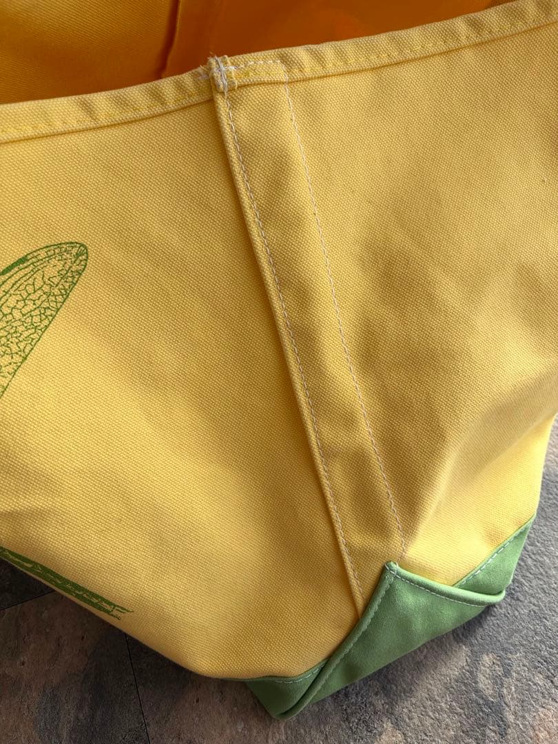 90-00s L.L.bean プリント トートバック トンボ柄 希少カラー L