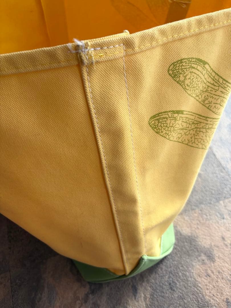 90-00s L.L.bean プリント トートバック トンボ柄 希少カラー L