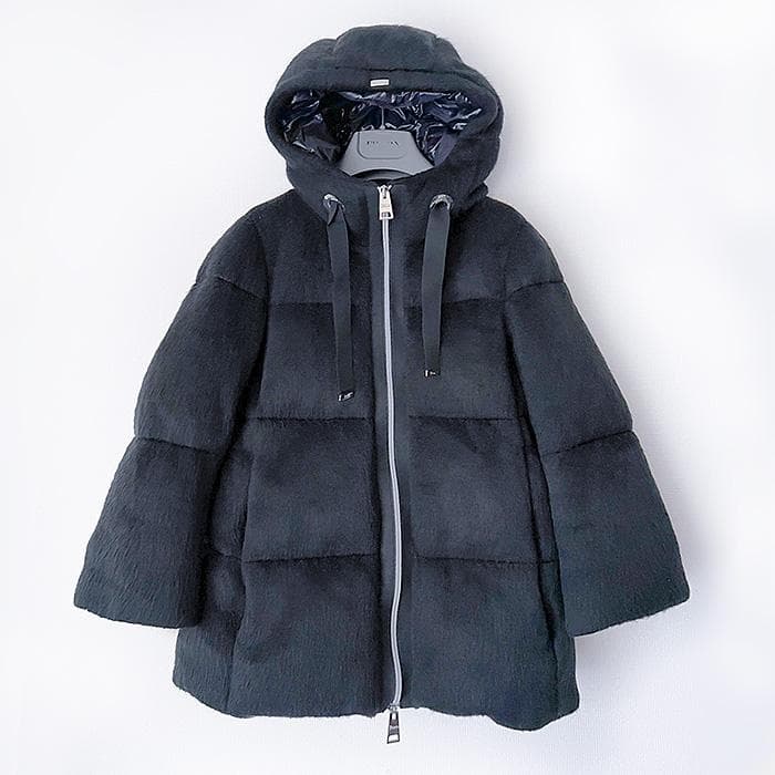 R*i様 HERNO ヘルノのダウンコート　エコファー HERNO（ヘルノ） エコファー ダウン ダウンコート レディース アウター
