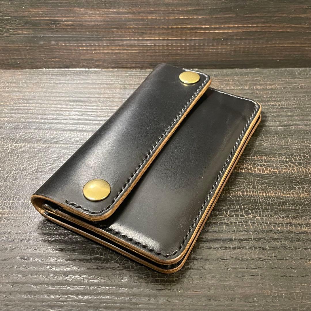 MARYAM ホースバット ミドルトラッカーウォレット2層 ハーフフラップ