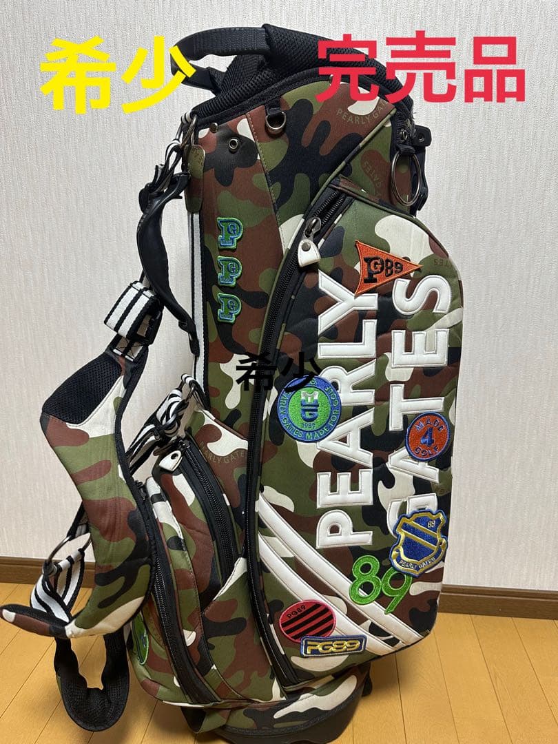 PEARLY GATES 迷彩 ワッペン　スタンドキャディーバック　完売モデル 楽天市場】PEARLY GATES WAPPENSMILYMatte Color Versionパーリー