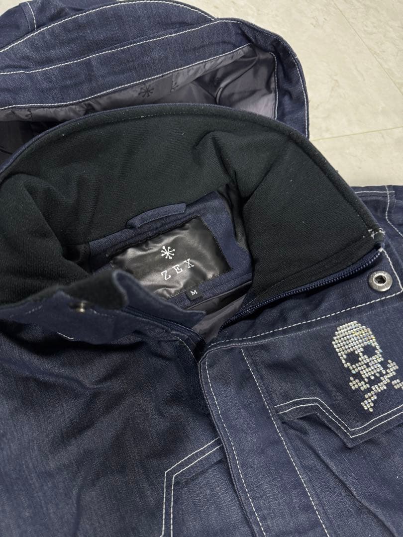 ZEXスワロフスキー】⭐️激レア 上衣M・下L スノーボードウェアセット