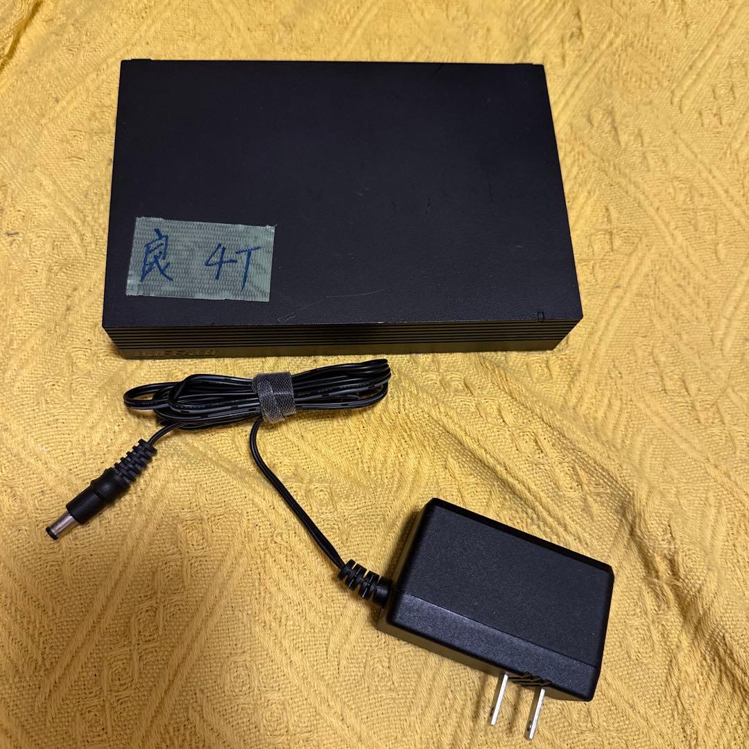 BUFFALO HD-AD4U3 4TB ブラックHDD、ハードディスクドライブ BUFFALO（バッファロー） 外付けHDD 4TB 外付け ハードディスク テレビ