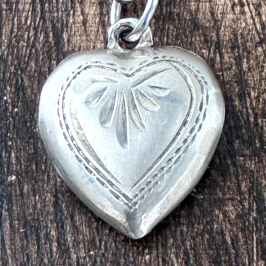 スウィートハートジュエリー シルバー ヴィンテージ ネックレス NAVY