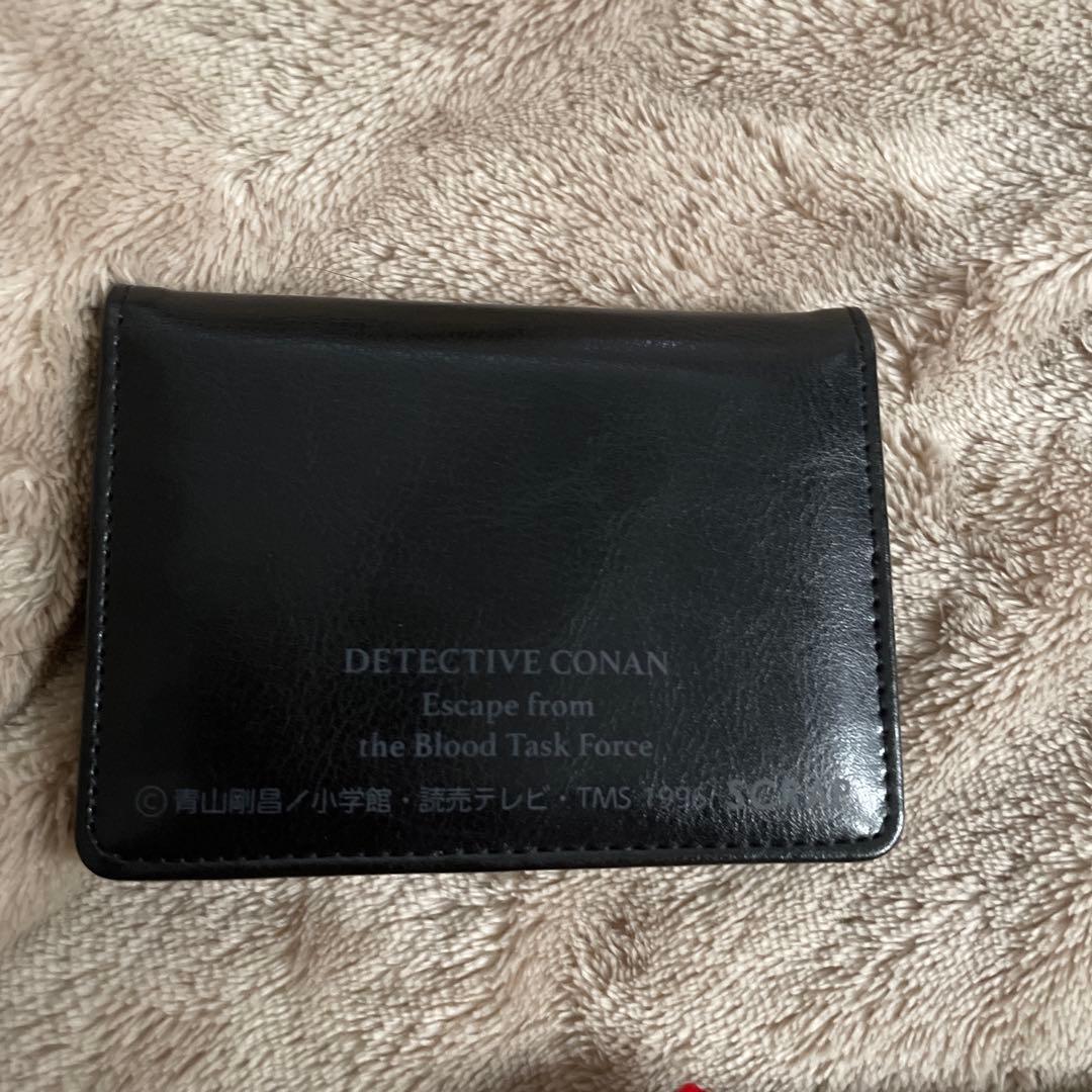 名探偵コナン 本革パスケース 赤井秀一 FBI 脱出ゲーム 緋色の弾丸