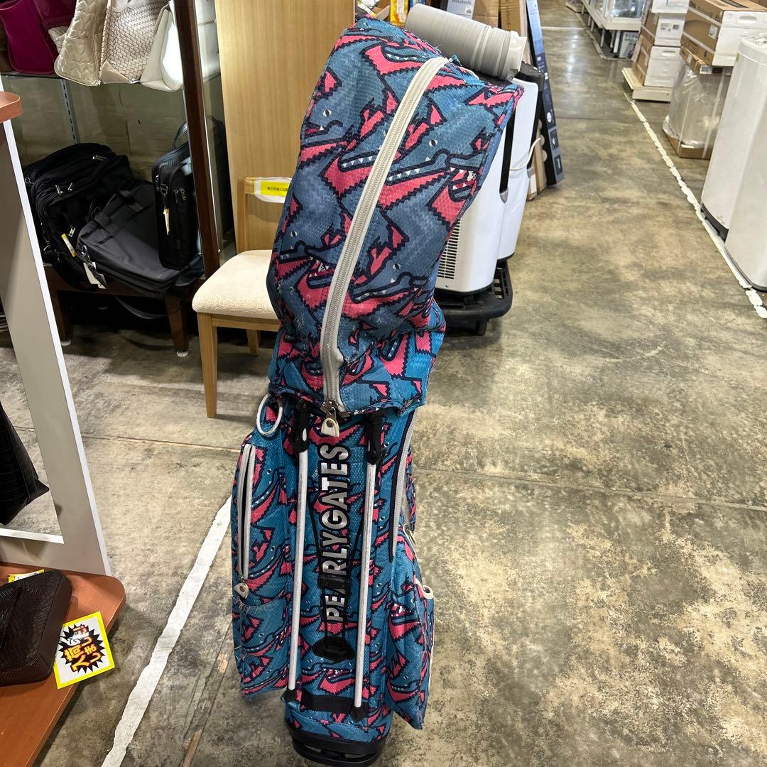 パーリーゲイツ キャディバッグ ワニ柄 スタンドバッグ セルフバッグ