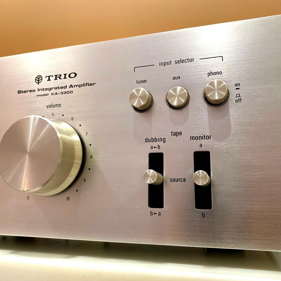 TRIO プリメインアンプ KA-3300 動作品トリオ - メルカリ