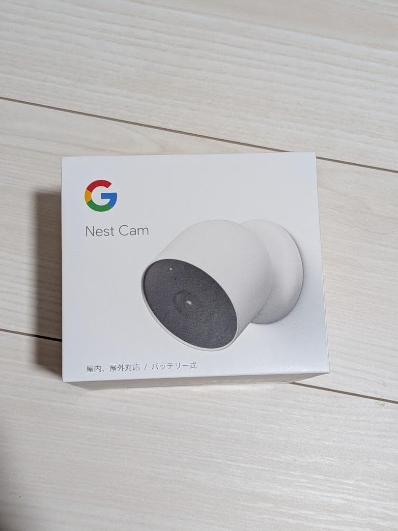 未開封新品 Google Nest Cam 屋内/屋外対応 バッテリー式 Google（グーグル） バッテリー式スマートカメラ Google Nest Cam(屋内