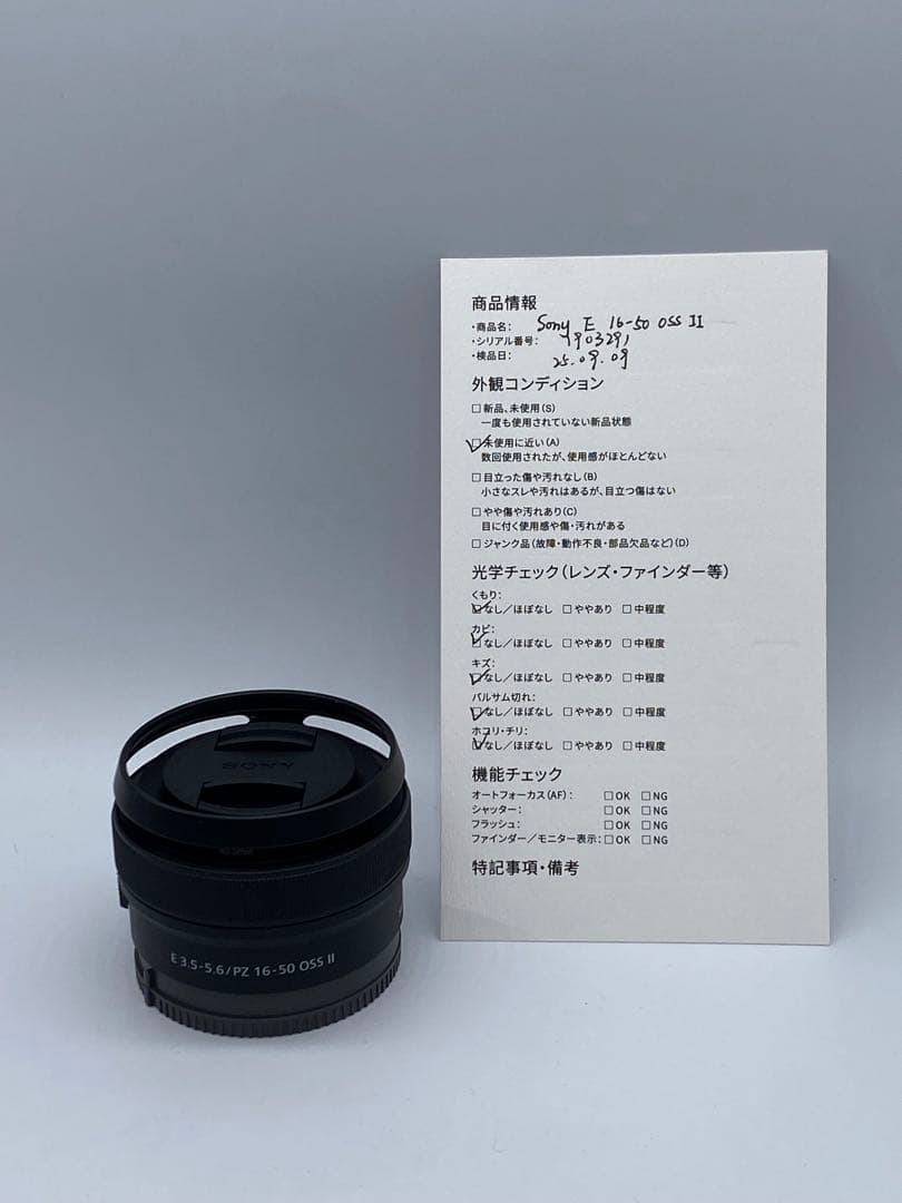 Sony ソニー E 16-50mm F3.5-5.6 OSS II