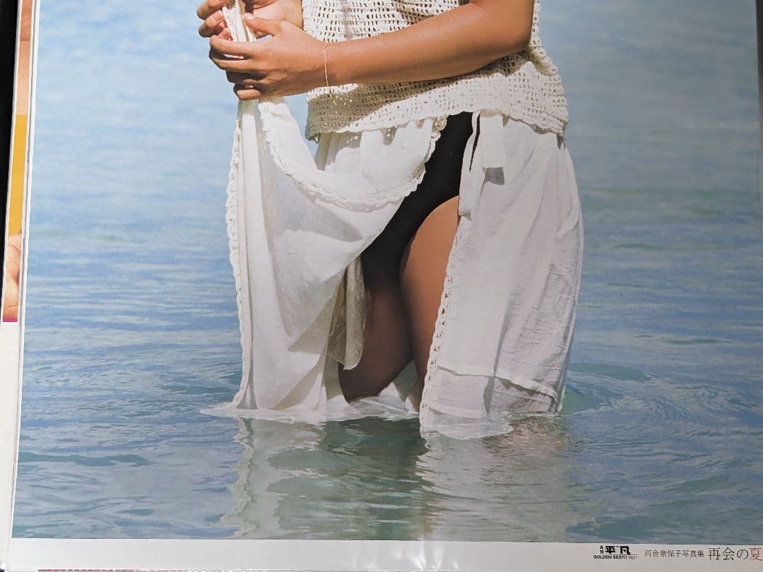 ①河合奈保子ポスター 平凡社写真集「再会の夏」特典 B2サイズ - メルカリ