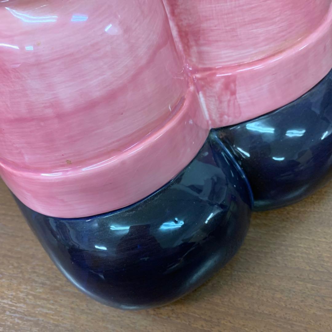 ❶希少 不二家 ペコちゃん ジャンボ 特大 陶器製置物 お座り 限定品 非売品